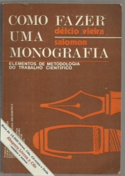 COMO FAZER UMA MONOGRAFIA